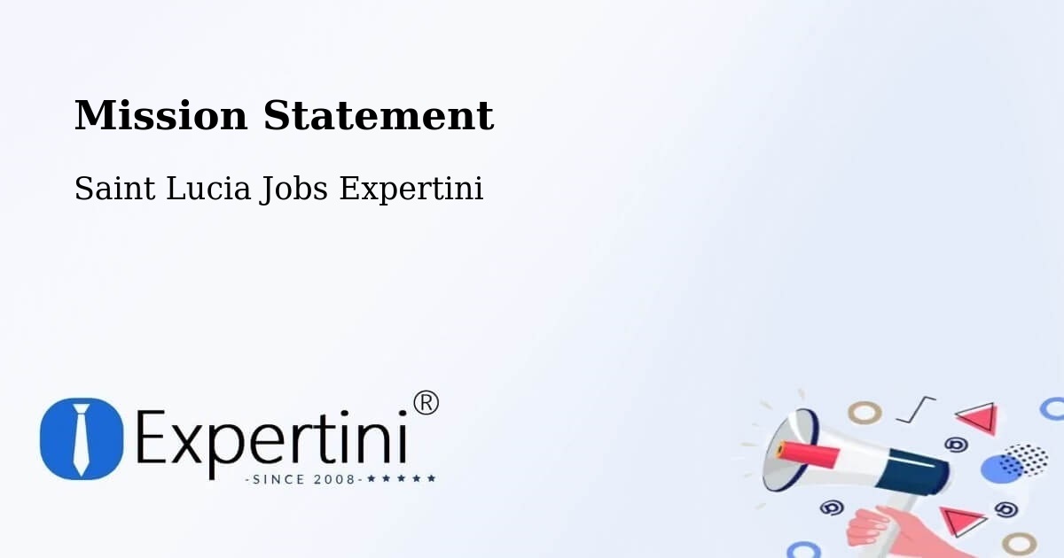 Corporate Mission – Thamazo - Saint Lucia Jobs Expertini