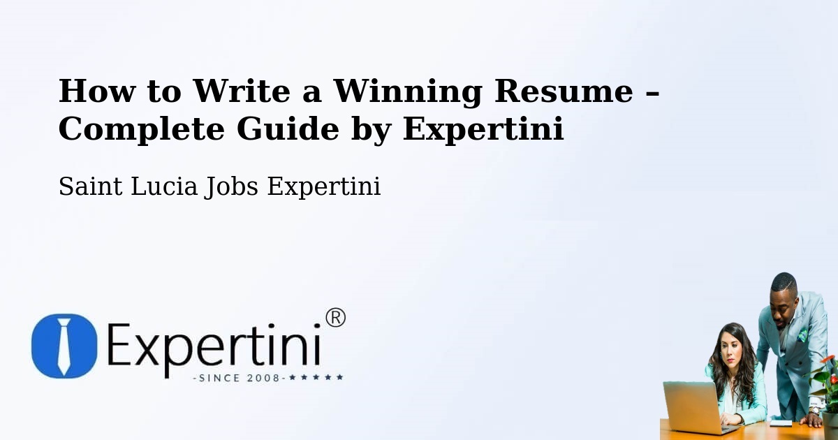 Resume Writing Guide for Job Seekers – Thamazo - Thamazo, Saint Lucia Jobs Expertini